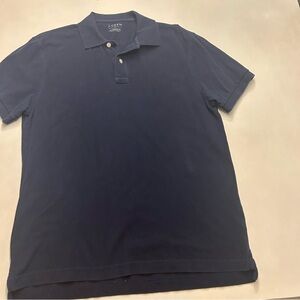 J. Crew Navy Blue Men's Polo Shirt. size M